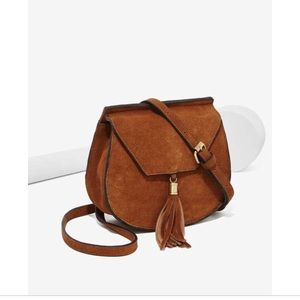 Wild West suede purse